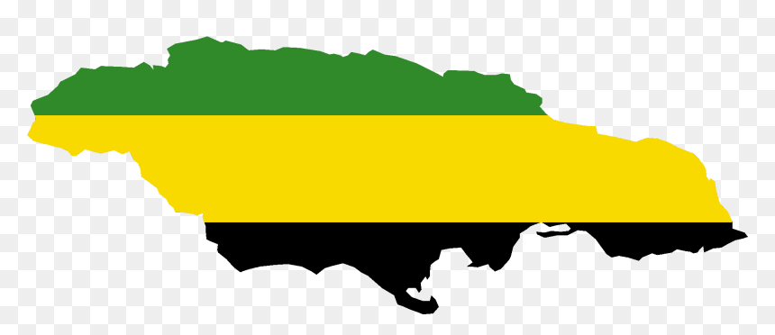 Transparent Jamaica Flag Png - Jamaica Map Vector Png, Png Download - jamaica flag png
