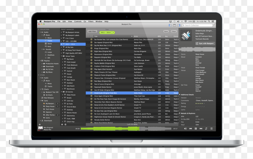 Beatport Pro Desktop, HD Png Download - mac laptop png