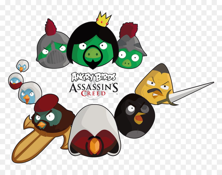 Angry Birds Assassin"s Creed , Png Download, Transparent Png - assassins creed png