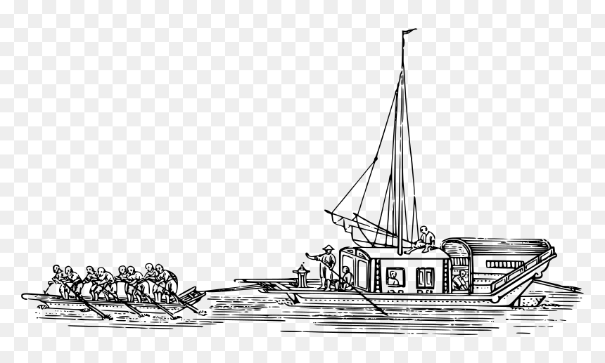 Towing A Boat - Boat, HD Png Download - row boat png