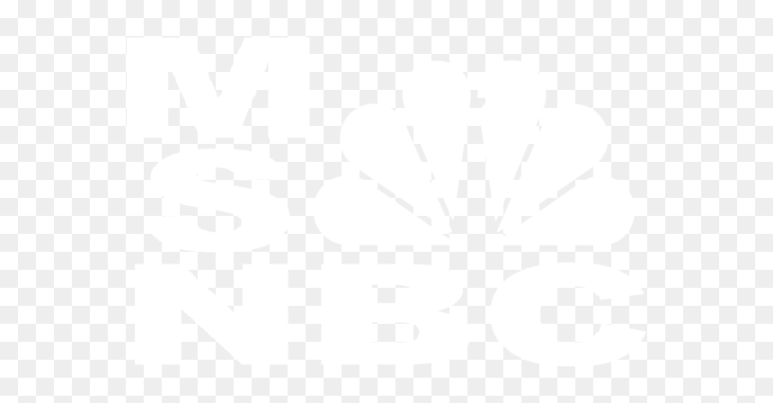 White, HD Png Download - msnbc logo png