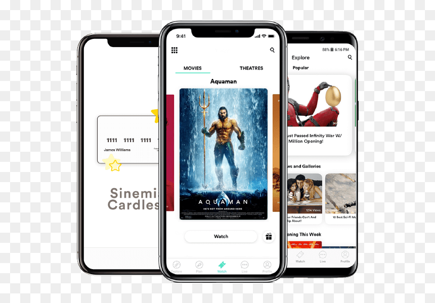 Iphone, HD Png Download - movie ticket png