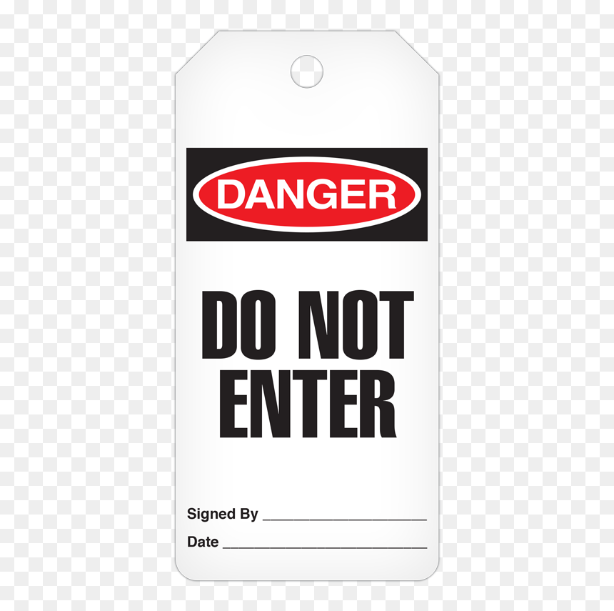 Danger, HD Png Download - do not enter png