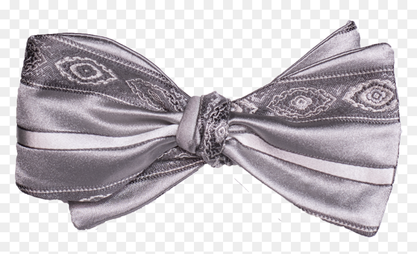 Stripe Bow Tie Png Download , Png Download - Satin, Transparent Png - black tie png