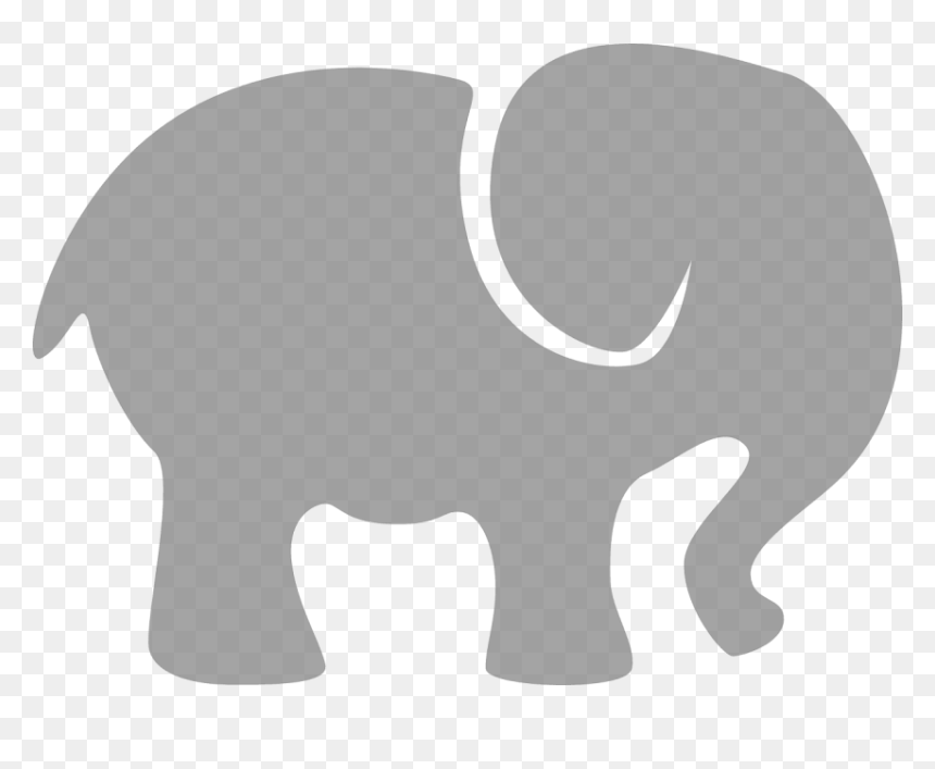Free Png Download Grey Baby Elephant Png Images Background - Grey Elephant Clip Art, Transparent Png - baby elephant png