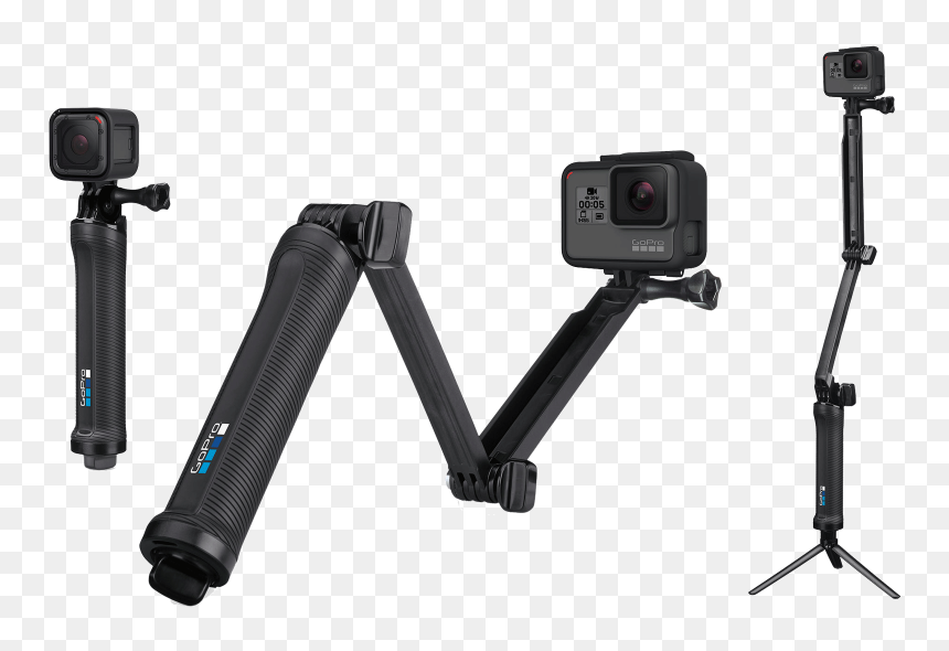 Bastão 3 Way Gopro - Gopro Handle 3 Way, HD Png Download - gopro png