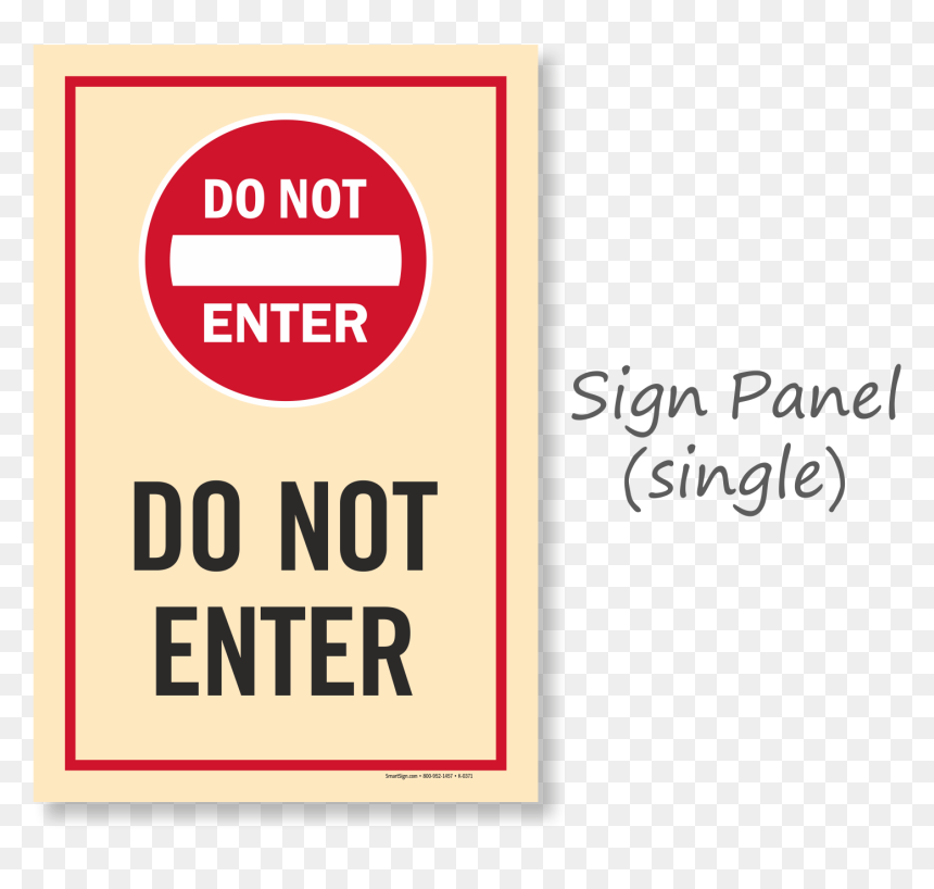 Not Enter Sign, HD Png Download - do not enter png