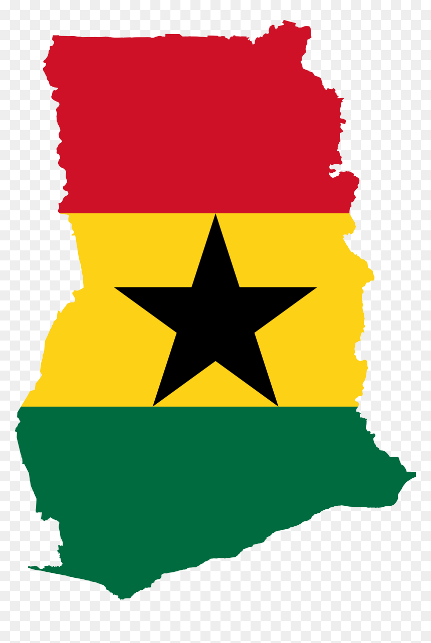 Thumb Image - Ghana Flag Map, HD Png Download - jamaica flag png