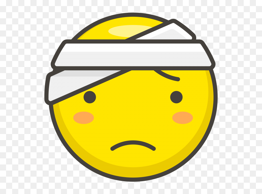 Transparent Smiley Face Png Transparent - Face Bandages Clip Art, Png Download - face png transparent