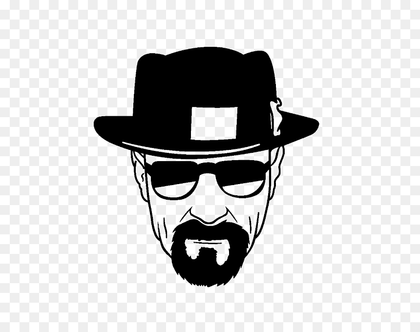 Stickers Heinsenberg 2 Ombre - Breaking Bad Png, Transparent Png - breaking bad png