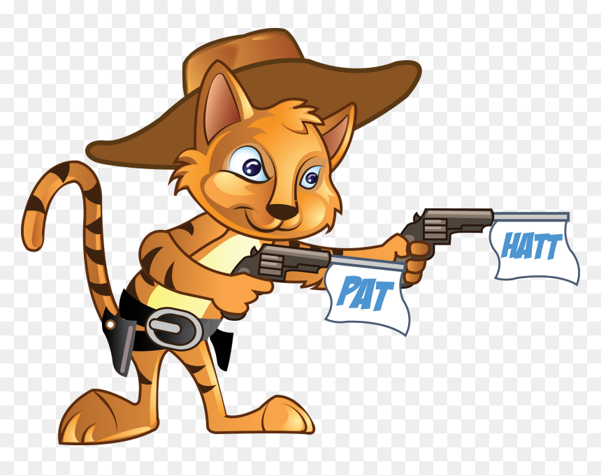 Baby Cowboy Hat And Boots Newhairstylesformen2014 Com - Cartoon Cat With Gun Png, Transparent Png - cartoon gun png