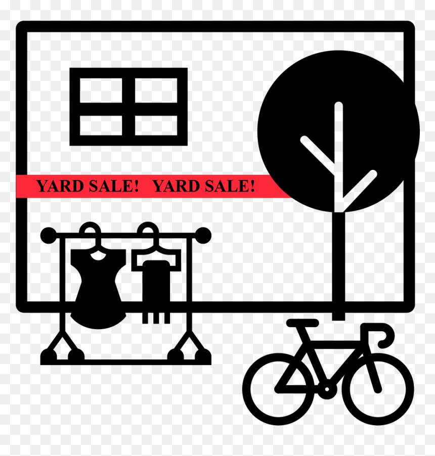 Costume Rack Clipart Png, Transparent Png - yard sale png