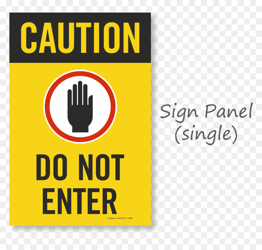 Sign, HD Png Download - do not enter png