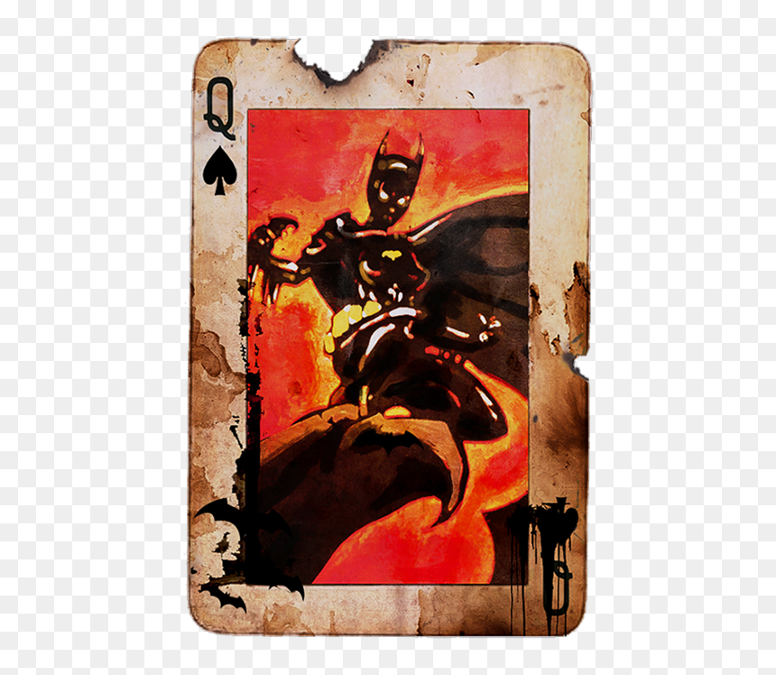 Cards 0003 Batgirl - Painting, HD Png Download - batgirl png