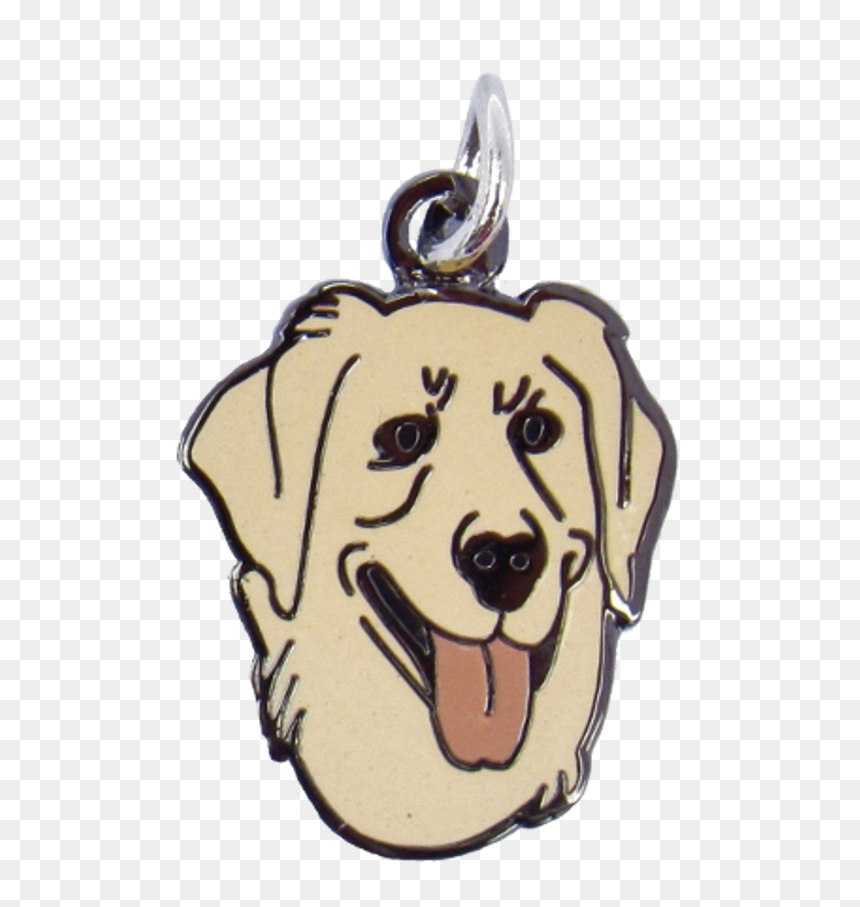 Golden Retriever Charm, Light - Locket, HD Png Download - golden retriever png