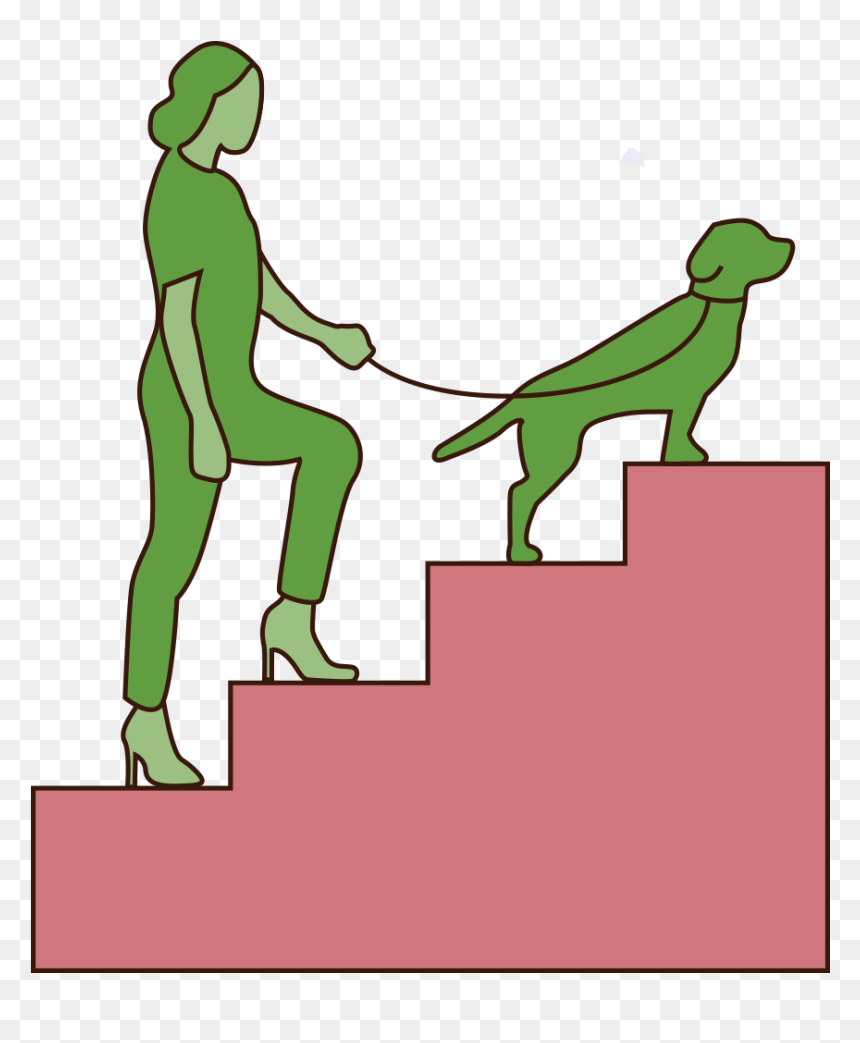 Clip Art, HD Png Download - people walking dog png