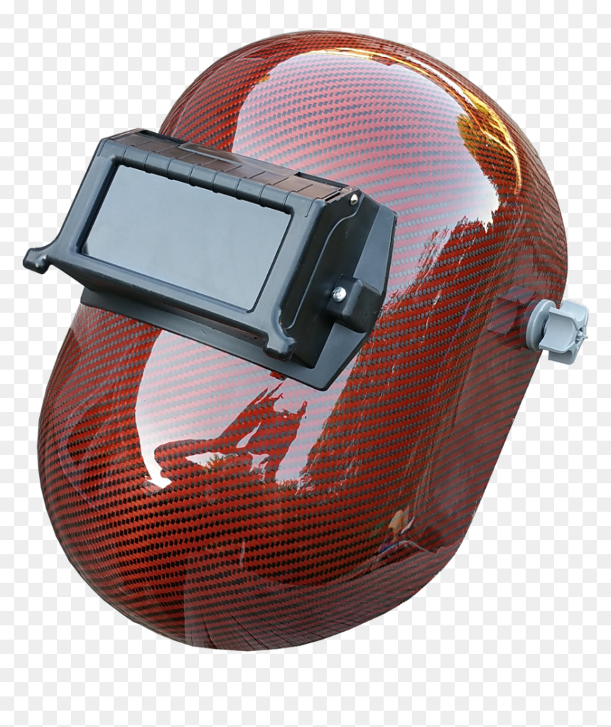 Orange Carbon Fiber Png - Carbon Fiber Welding Hood, Transparent Png - carbon fiber png