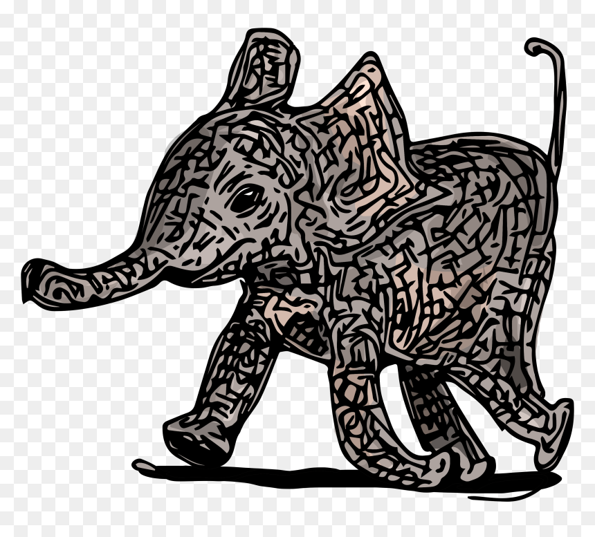 Pin By Erosner Illustrations On Beautiful Baby Elephant - Png, Transparent Png - baby elephant png