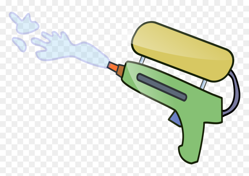 Transparent Scorpion Clipart - Water Gun Clipart Transparent, HD Png Download - cartoon gun png