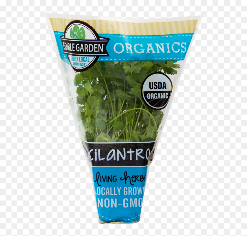 Organic Cilantro - Edible Garden Organic Herbs, HD Png Download - cilantro png