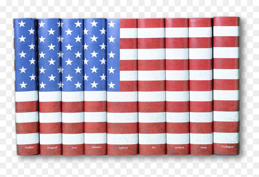 The Tragedy Of American Fiction By Prof - American Literature, HD Png Download - black and white american flag png