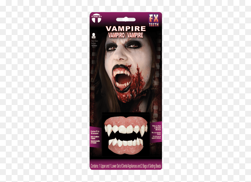 Vampire Teeth Fx, HD Png Download - vampire teeth png