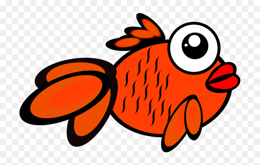 Thumb Image - Fisheye Cartoon, HD Png Download - gold fish png