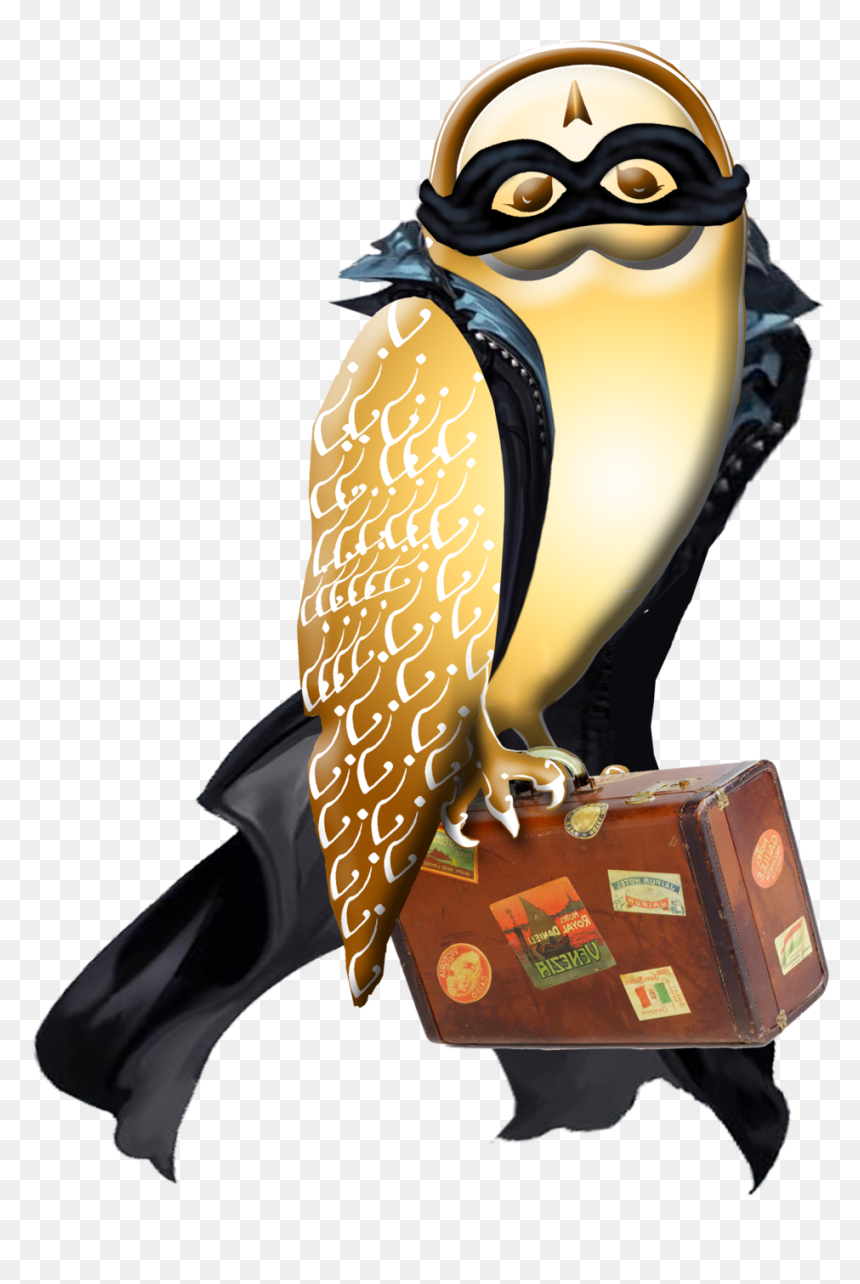 Owl Bandit No Gun - Penguin, HD Png Download - cartoon gun png