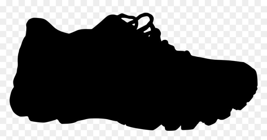 Running Shoes Silhouette, HD Png Download - sneaker png