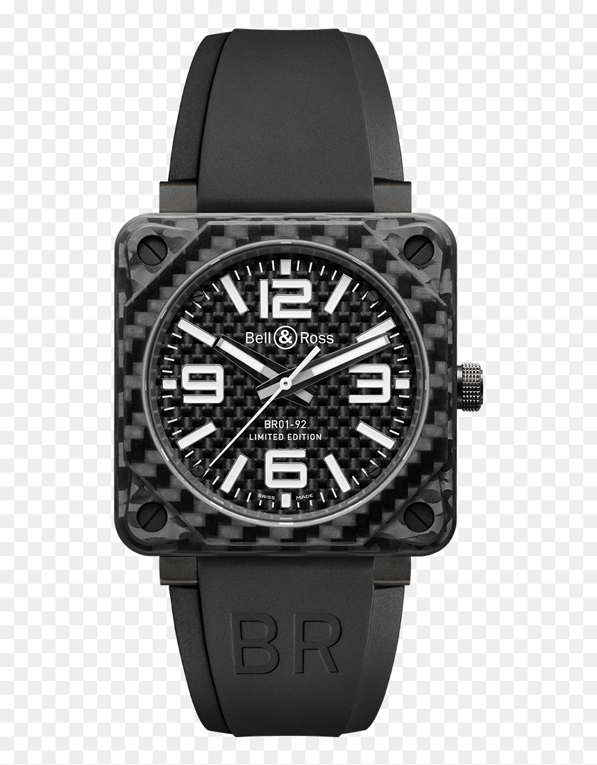 Bell And Ross Br01 94 Carbon, HD Png Download - carbon fiber png
