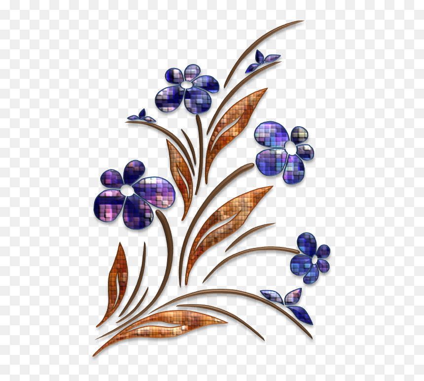 Flower Illustrations Art & Islamic Graphics - Simple Black And White Art, HD Png Download - black and white flower png