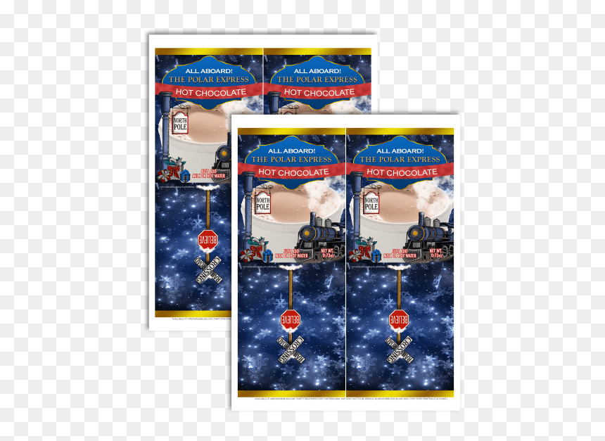 Polar Express Hot Chocolate Png - Flyer, Transparent Png - hot cocoa png