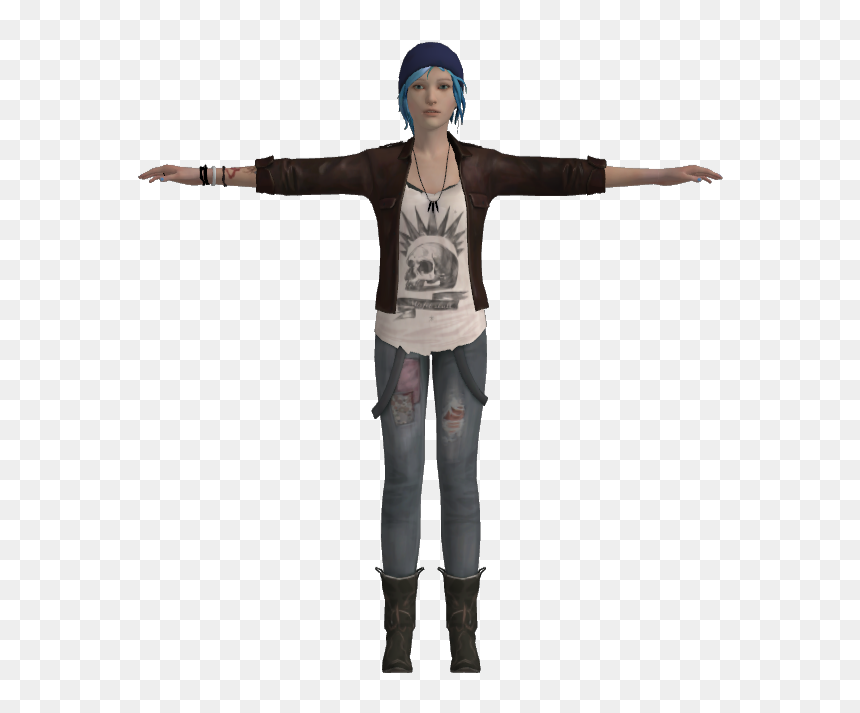 Download Zip Archive - Chloe Life Is Strange Model, HD Png Download - life is strange logo png