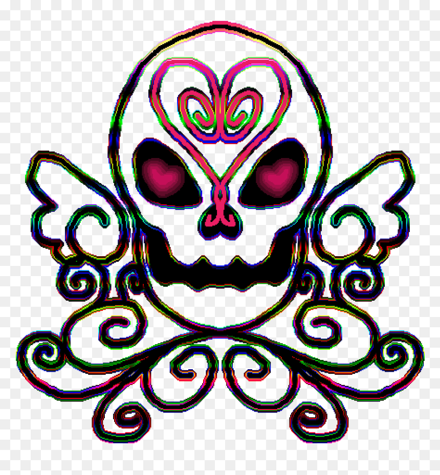 Skull Tattoo Clipart , Png Download - Graphic Design, Transparent Png - skull tattoo png