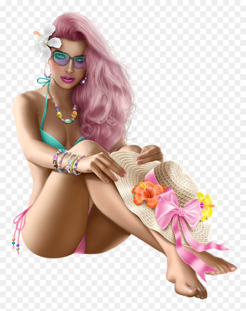 7plagechapeau - Fille Sexy Plage Centerblog Net, HD Png Download - sexy girls png