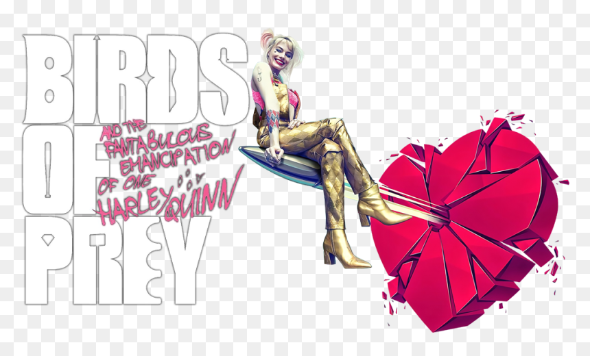 Birds Of Prey Art Poster, HD Png Download - margot robbie png