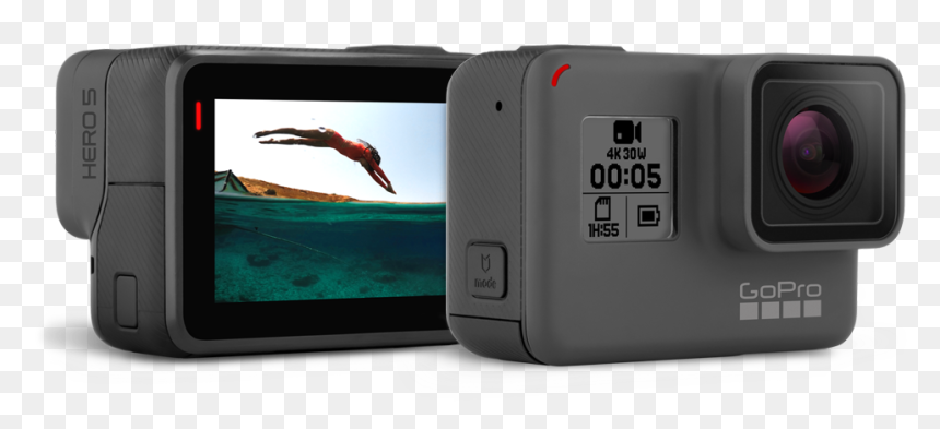 Gopro Hero5 Black 4k Ultra Hd Camera, HD Png Download - gopro png