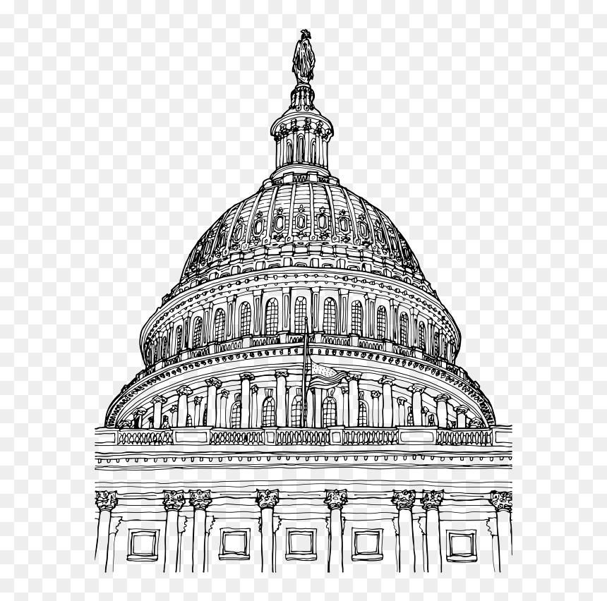 U.s. Capitol, HD Png Download - capitol building png