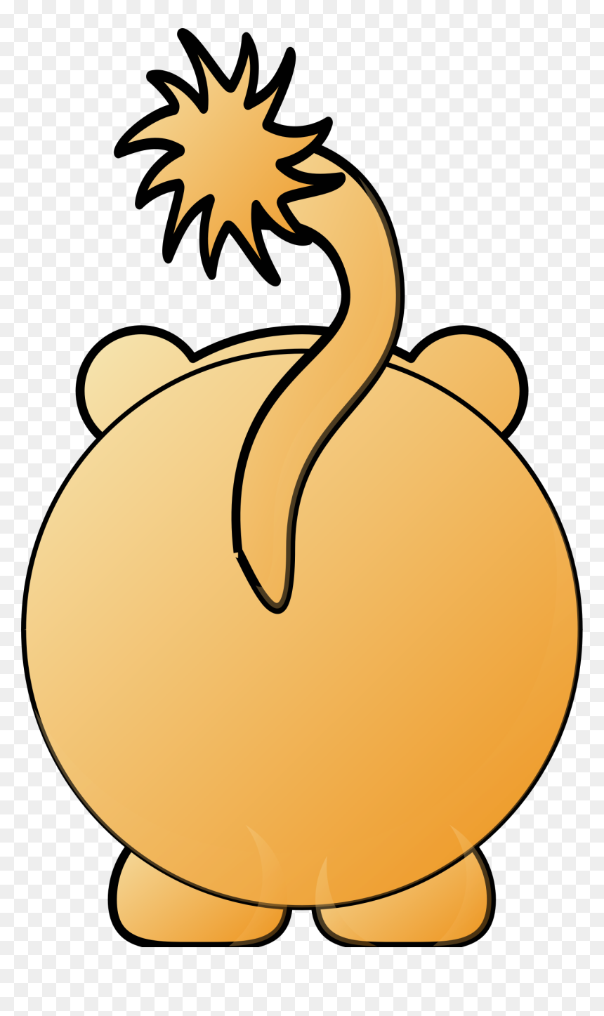 Back Of Lion Png Cartoon - Cartoon Lion Back Png, Transparent Png - lion.png
