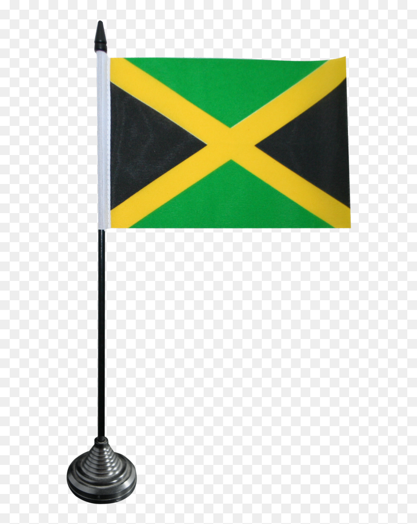Jamaica Table Flag - Flag Of Jamaica, HD Png Download - jamaica flag png