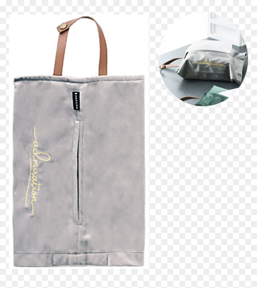Velvet Paper Facial Tissue Box Cover Holder With Strap, - Tote Bag, HD Png Download - tissue box png