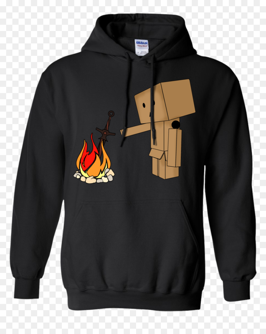 Dark Souls Danbo Bonfire Lit Darksoulsauto Hoodie - Champion X Hype House, HD Png Download - dark souls bonfire png