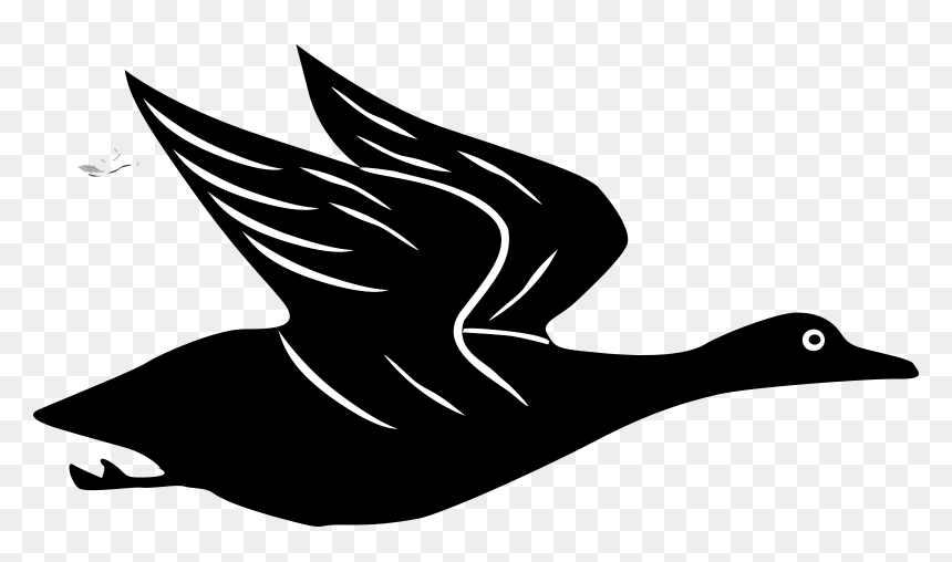 Brown Bird Flying Svg Clip Arts - Cartoon Flying Duck Png, Transparent Png - bird flying png