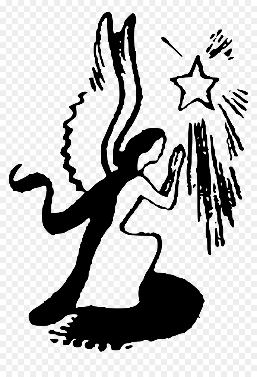 Transparent Angel Silhouette Png - Angel Clip Art, Png Download - angel silhouette png