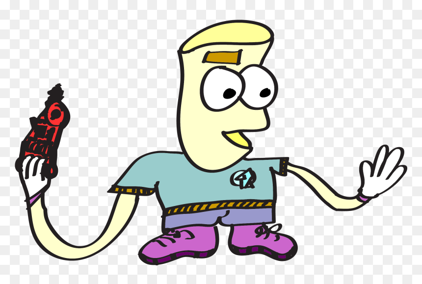 Cartoon, HD Png Download - cartoon gun png