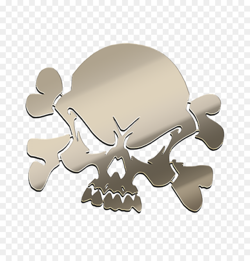 Emblem, HD Png Download - pirate skull png