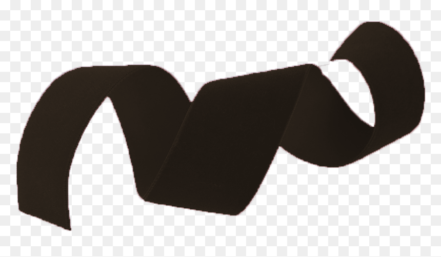 Black Thick Premium Velvet Ribbon 1 1/2 Inch Thick - Leather, HD Png Download - black tape png