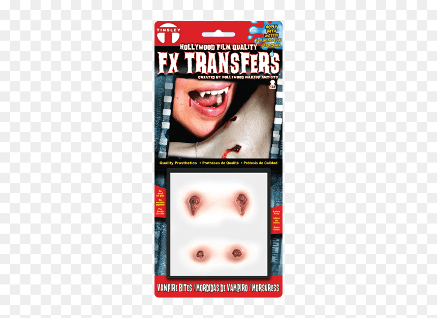 Costumes, Reenactment, Theatre Unholy Bite Mark Vampire - Vampire Bites Tinsley, HD Png Download - vampire teeth png
