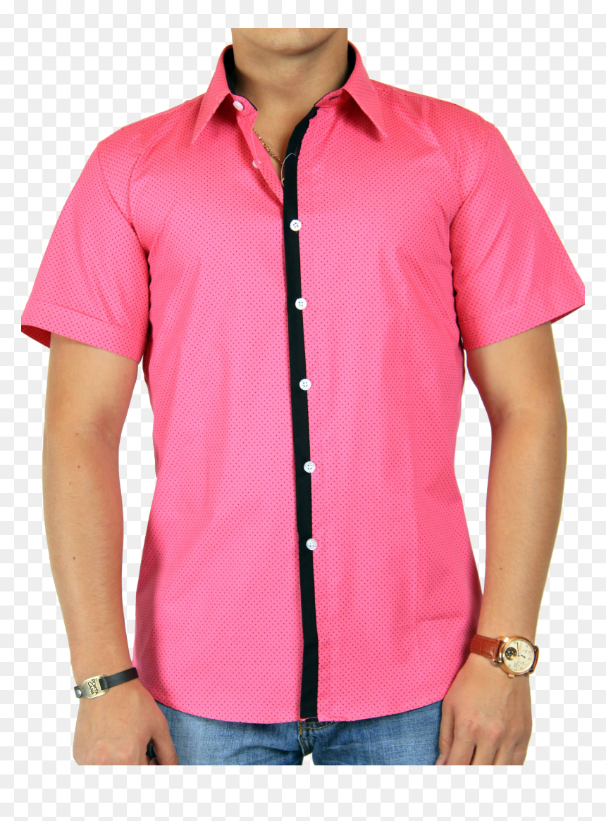 Pink Dress Shirt Png Image - Dress Shirt, Transparent Png - shirt.png