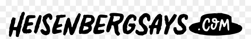 Heisenberg Says - Calligraphy, HD Png Download - breaking bad png